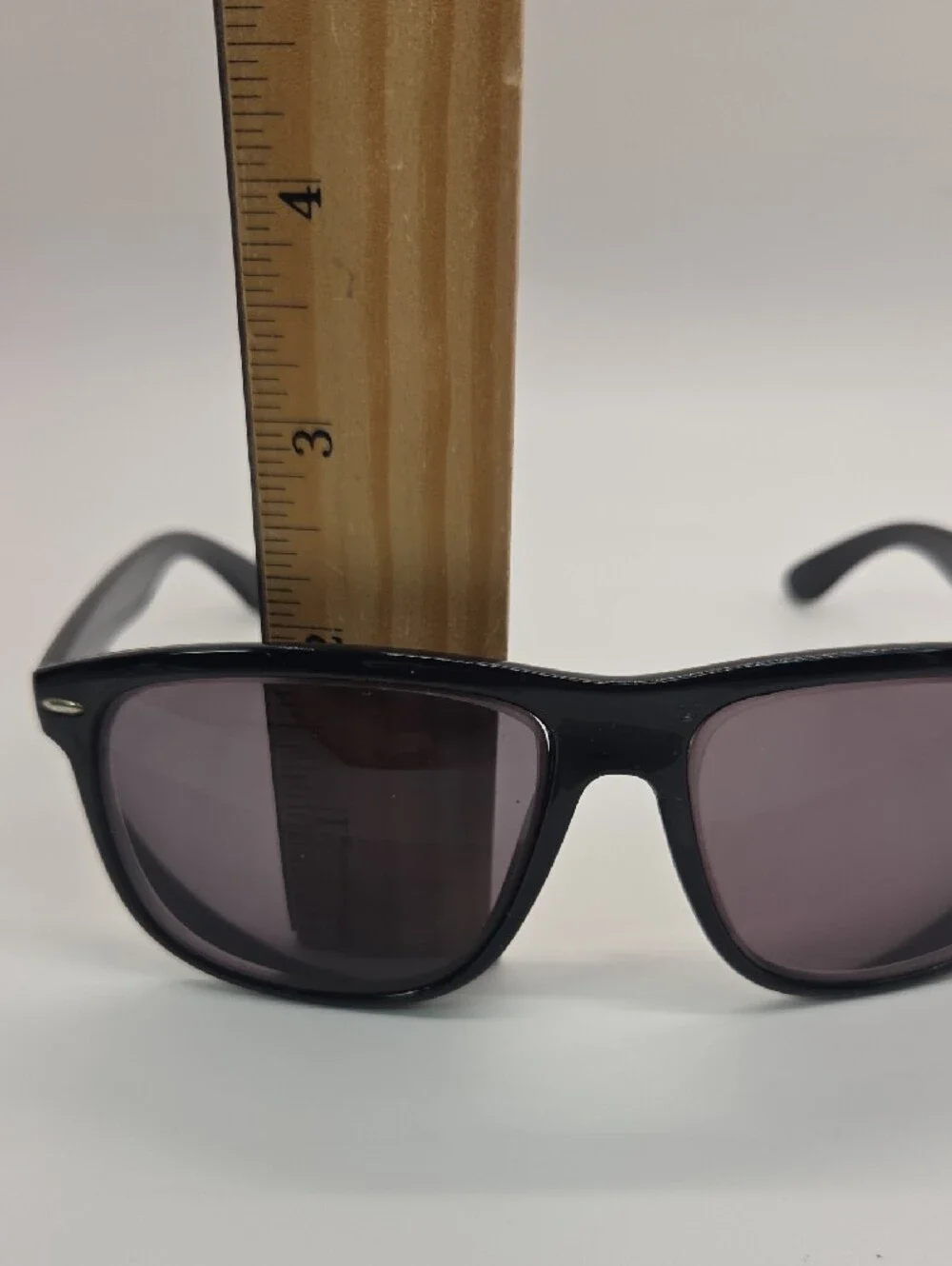 Rayban Boyfriend Unisex Black Sunglasses with Dark **Prescription Lenses